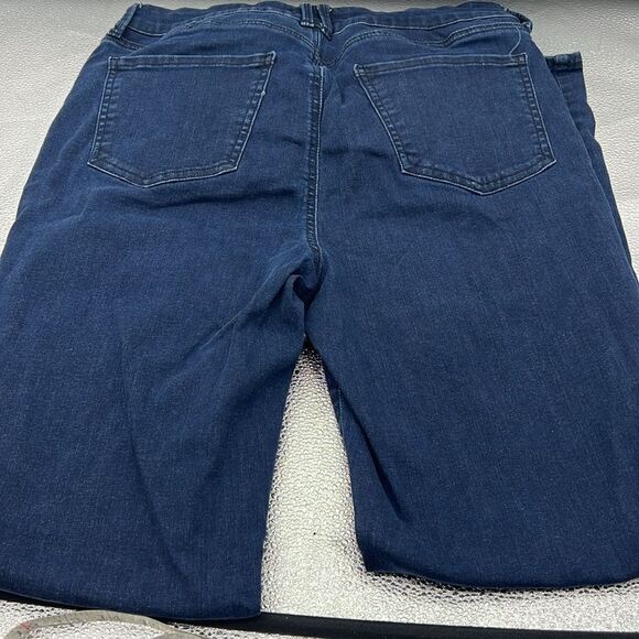 Curves 360 by NYDJ size 12 dark wash high rise straight leg jeans - Picture 3 of 6